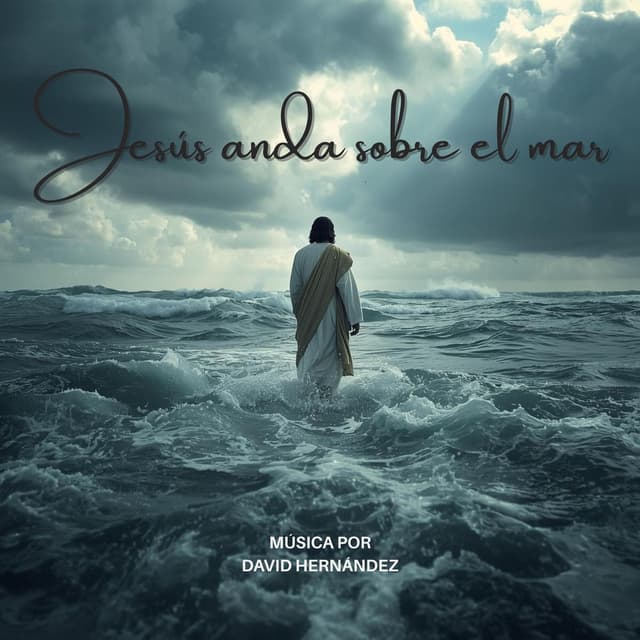 Jesús anda sobre el mar