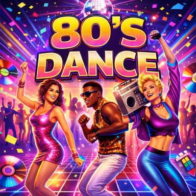 80s Dance Disco Party Vibes