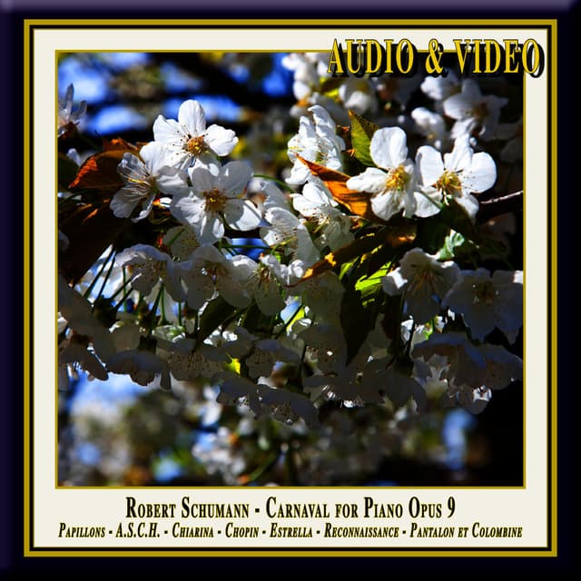 Schumann: Carnaval for Piano Op.9 - (3) Papillons-A.S.C.H.-Chiarina-Chopin-Estrella-Reconnaissance-PantalonEtColombine