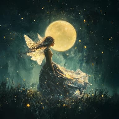 Enchanted Woods in the Moonlight