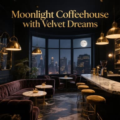 Moonlight Coffeehouse with Velvet Dreams