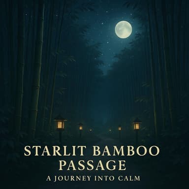 Starlit Bamboo Passage A Journey into Calm