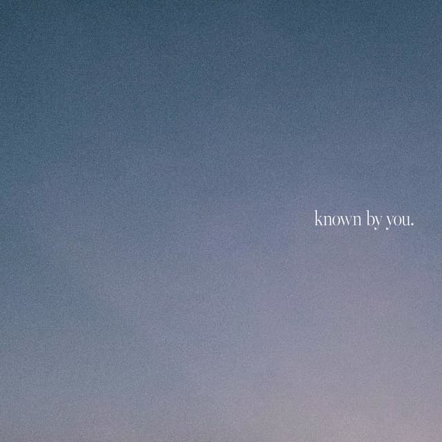 Known By You (Live)