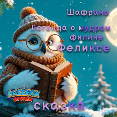 Легенда о мудром филине Феликсе. Лисёнок Огонёк. Сказка