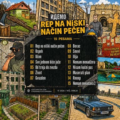 Rep na niski način pečen