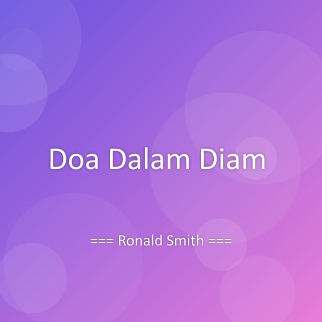 Doa Dalam Diam