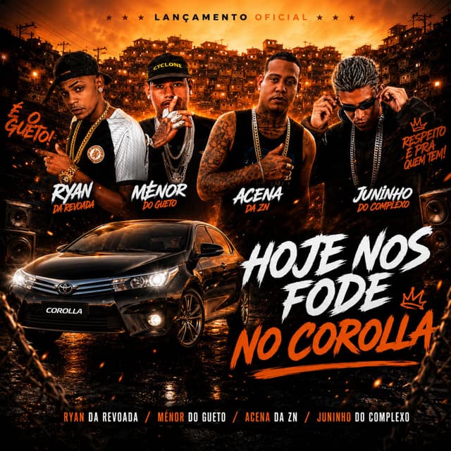 Hoje nos Fode no Corolla