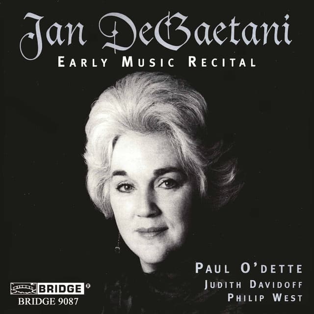 Jan DeGaetani in Concert, Vol. 4 (Live)