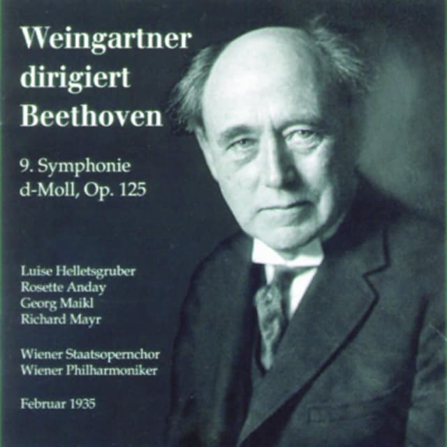 Weingartner dirigiert Beethoven