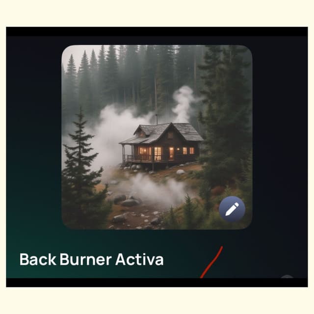 Back Burner Activa