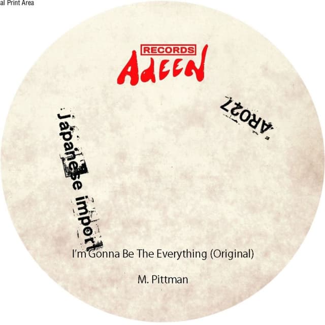 I'm Gonna Be The Everything (Japanese Import Edition)