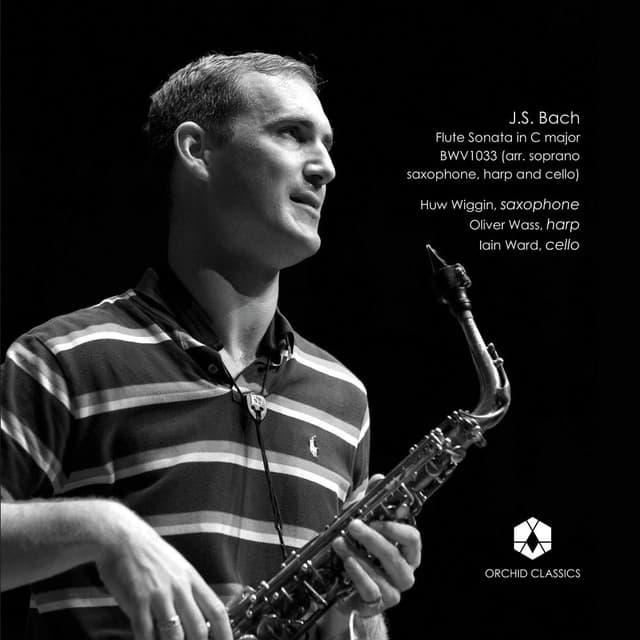 J.S. Bach: Flute Sonata, BWV 1033 (Arr. H. Wiggin for Soprano Saxophone, Cello & Harp)