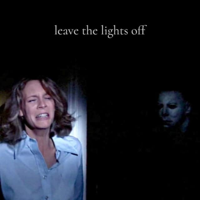 leave the lights off
