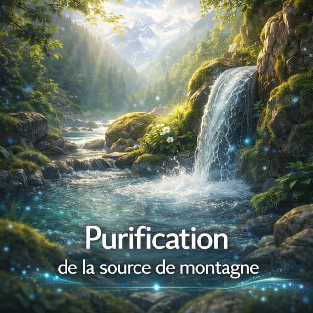 Purification de la source de montagne