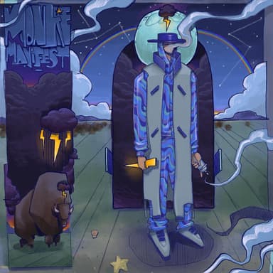 Le bison et l'orage