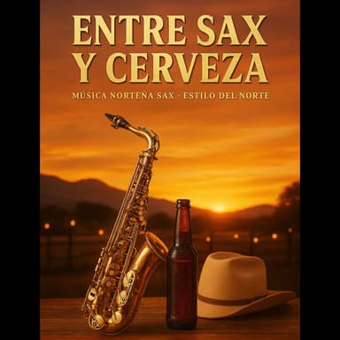 ENTRE SAX Y CERVEZA (Musica Norteña Sax - Estilo Del Norte)