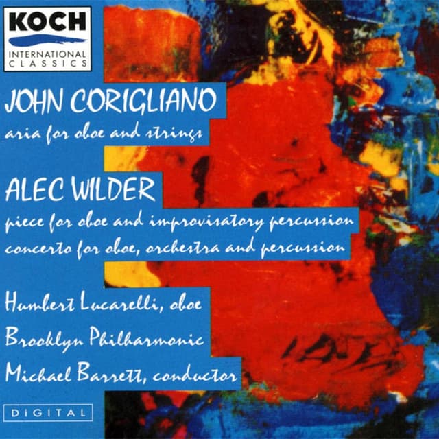 Lucarelli, Humbert - Music For Oboe & Orchestra By Barlow, Wilder, Corigliano, Bloom