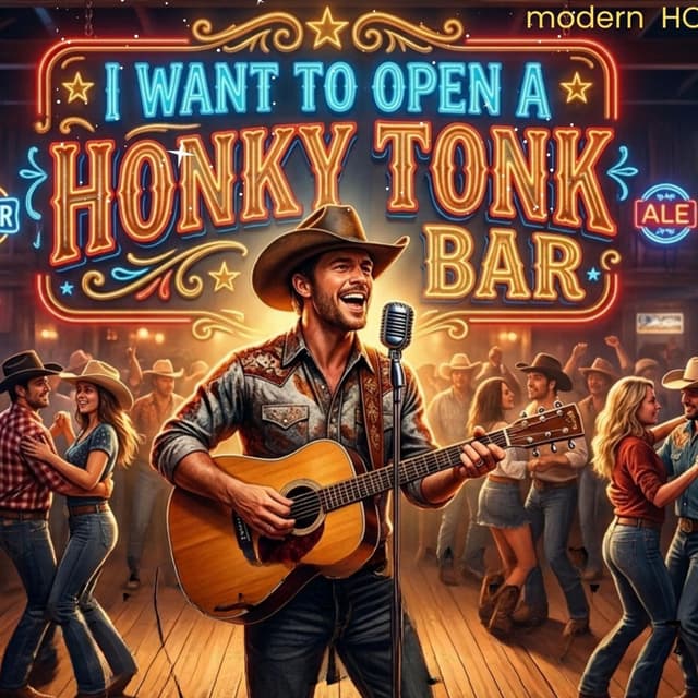 I want to open a honky-tonk bar