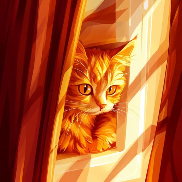 癒しのブラウンノイズ: 猫の憩いの場