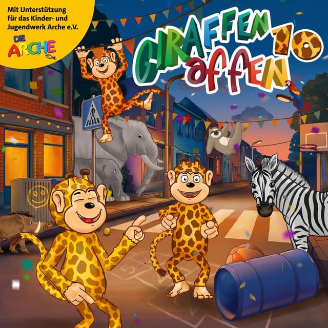 Zebrastreifenpferd (Giraffenaffen Version)
