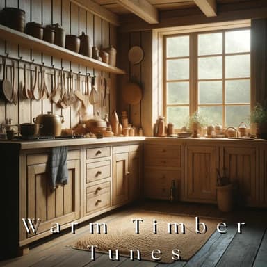 Warm Timber Tunes: A Jazz Kitchen Session