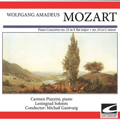 Mozart: Piano Concertos no. 22 in E flat major + no. 24 in C minor