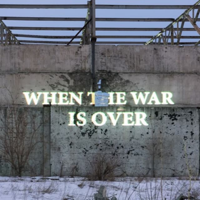 WHEN THE WAR IS OVER