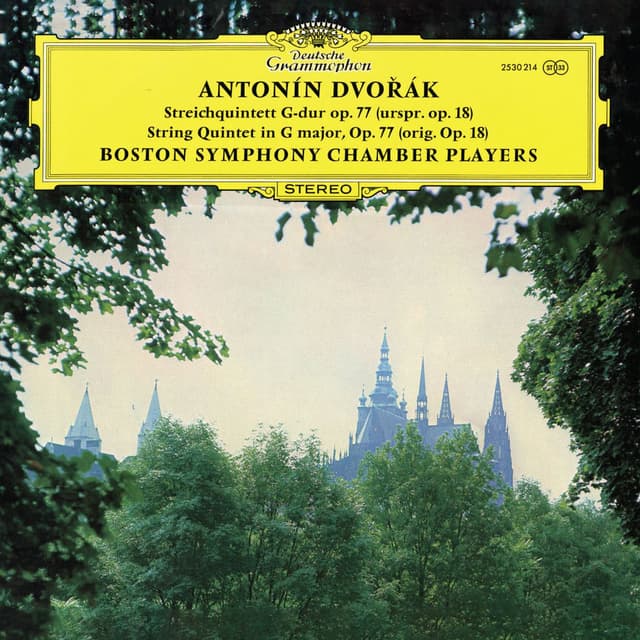 Dvořák: String Quintet No. 2 in G Major Op. 77