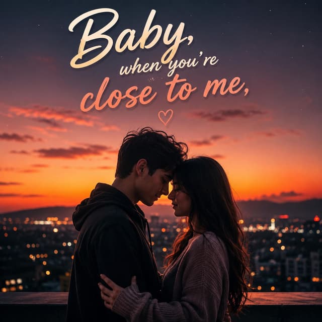 Baby when youre close to me