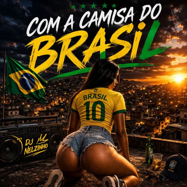 Com a Camisa do Brasil