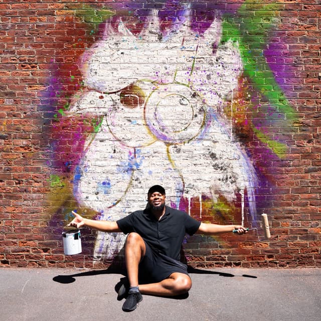 THROWING PAINT AT A WALL!