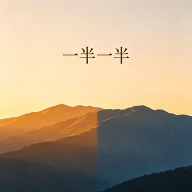 一半一半