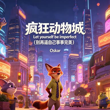 疯狂动物城(Let yourself be imperfect别再逼自己事事完美)