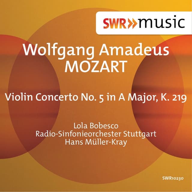 Mozart: Violin Concerto No. 5 in A Major, K. 219