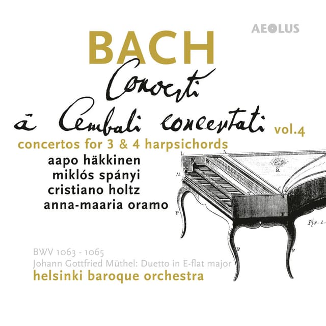 Bach: Harpsichord Concertos Vol. 4, Complete Concertos for three and four Harpsichords