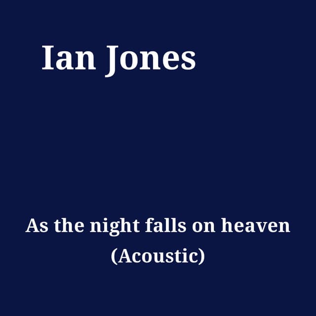 As the night falls on Heaven (Acoustic)