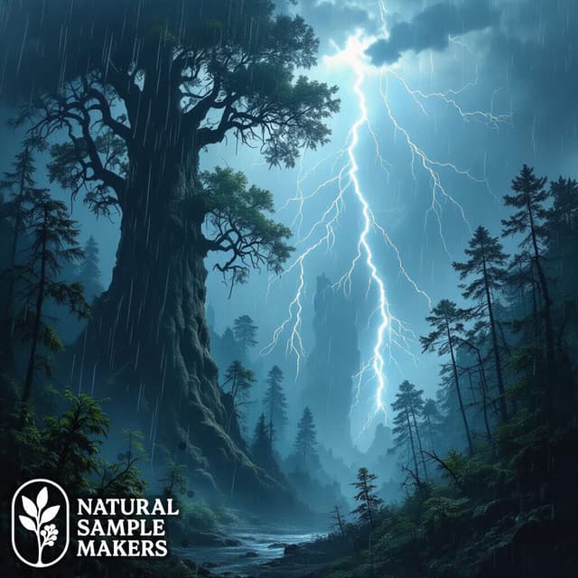 A Distant Storm at Night: Rain Falling Beyond the Quiet