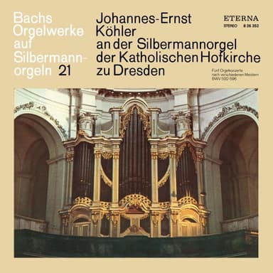 Organ Concerto in C Major, BWV 594: II. Recitativo. Adagio