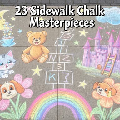 23 Sidewalk Chalk Masterpieces