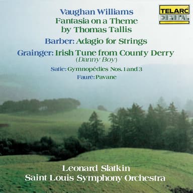 Vaughan Williams: Fantasia on a Theme by Thomas Tallis - Barber: Adagio for Strings - Grainger: Irish Tune from County Derry - Sat